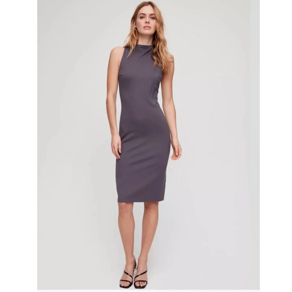 Aritzia Babaton Matheson Sheath Dress, Orange-Red, 00 - Picture 9 of 15
